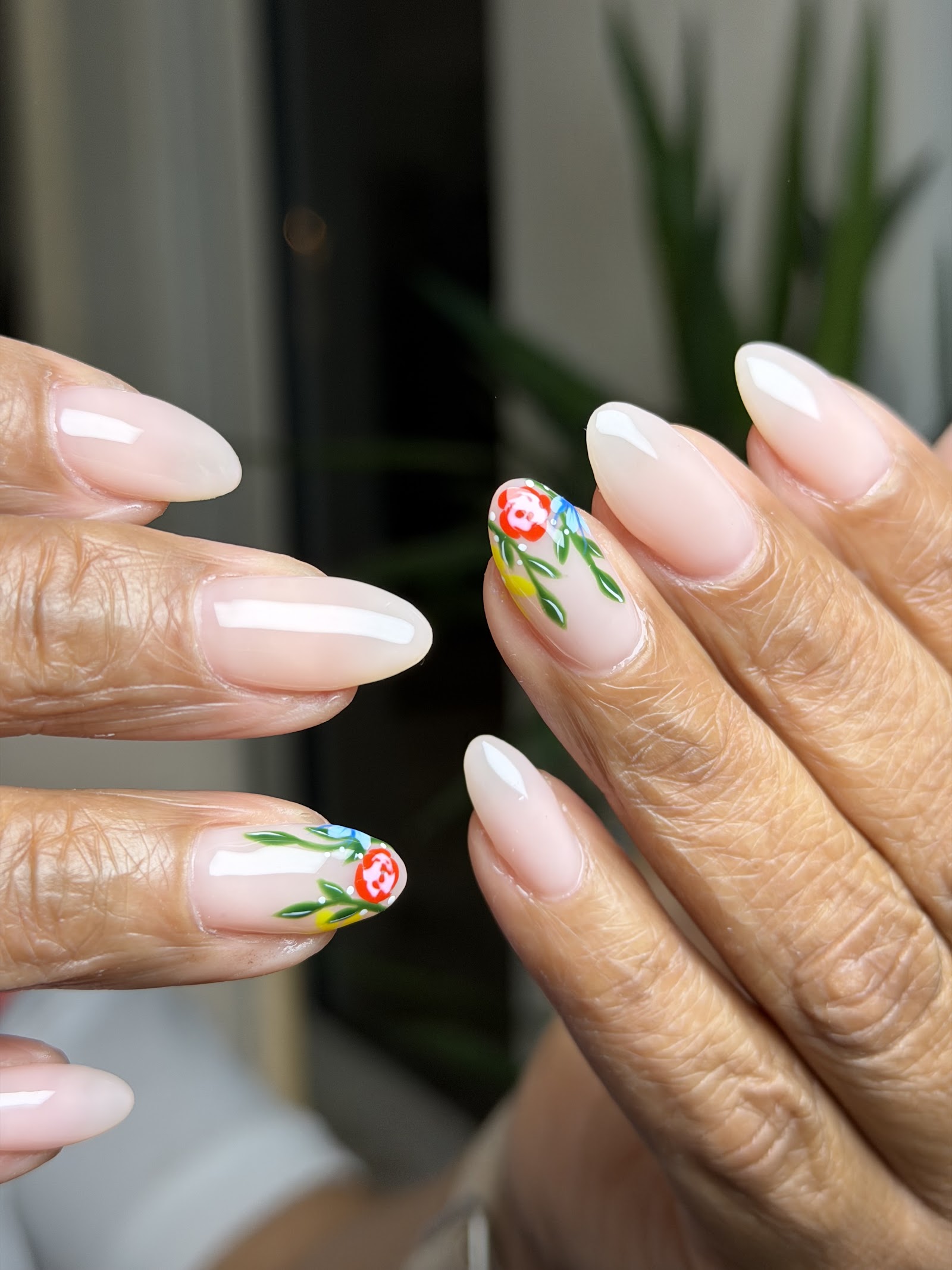 Hand-painted poppies